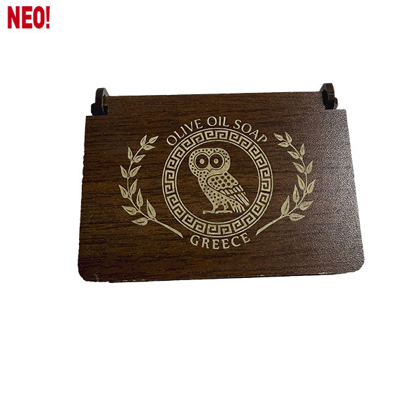 30813d Ξύλινο κουτάκι με σαπούνι
