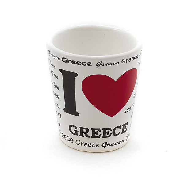 9514-01 Love Greece σφηνάκι